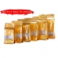 5 pcs High Quality Laser Foil Quad Seal Food Bag Golden Pet Food Pouches with Window